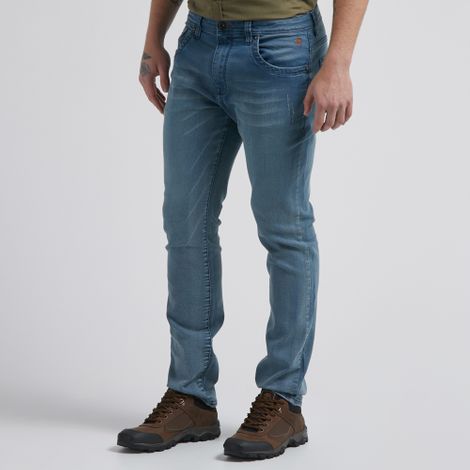 Calça Jeans Grey Blue Slim - 42