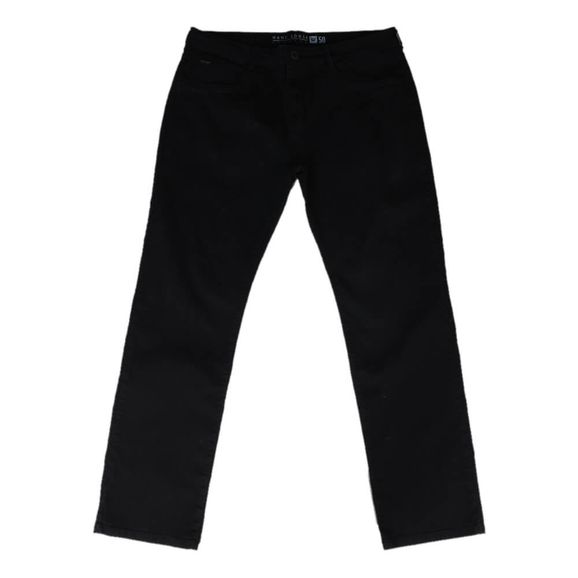Calça Jeans Hang Loose Drew Tamanho Especial - Preta - 50