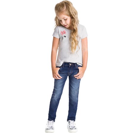 Calça Jeans Infantil Feminina Milon M6096.6108.6