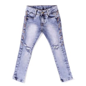 Calça Jeans Infantil para Menina - Azul 8