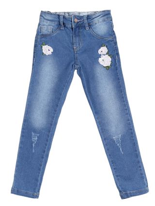 Calça Jeans Infantil para Menina - Azul