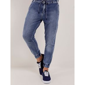 Calça Jeans Jogger Masculina Bivik Azul 40