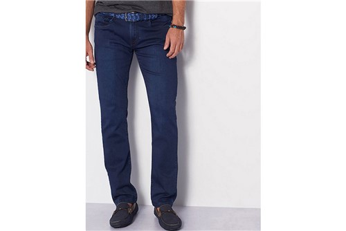 Calça Jeans Londres de Viscose - Azul - 42