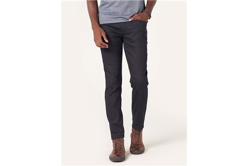 Calça Jeans Londres Detalhe Pesponto - Azul - 38