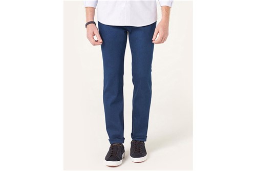 Calça Jeans Londres Pala Tripla - Azul - 40