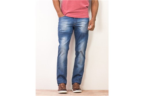 Calça Jeans Londres Puído - Azul - 42
