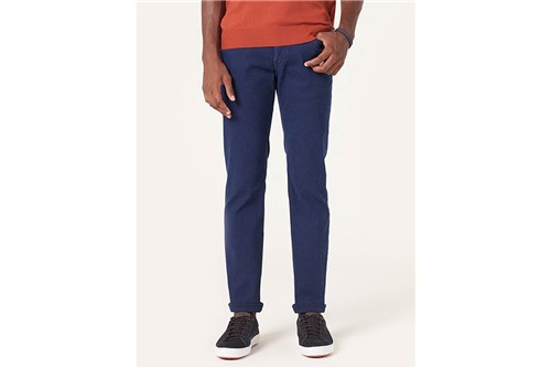 Calça Jeans Londres Texturizada - Azul - 38