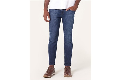 Calça Jeans Londres Traseiro Triplo - Azul - 38