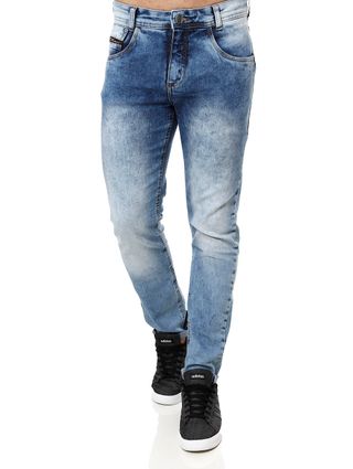 Calça Jeans Masculina Elétron Azul