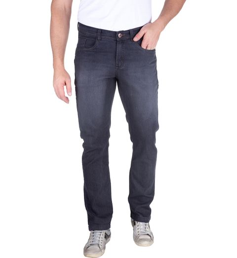 Calça Jeans Masculina Preta Lisa - 38