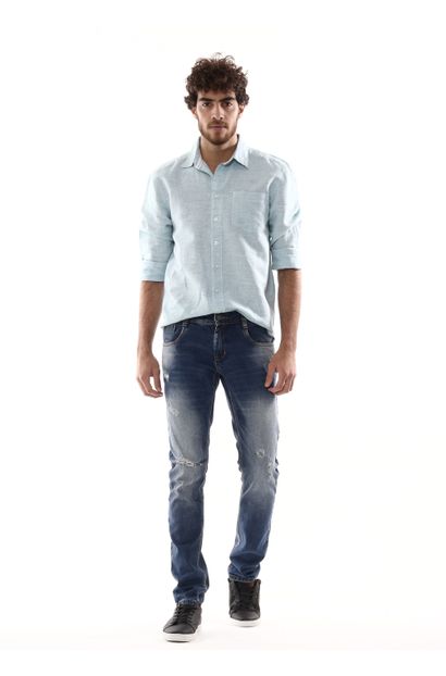 Calça Jeans Masculina Skinny - 254417 38
