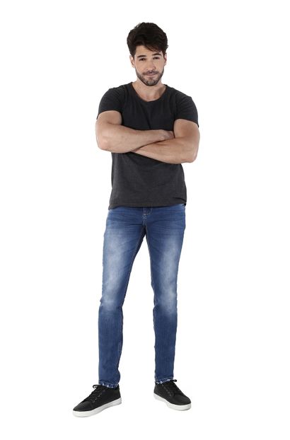 Calça Jeans Masculina Skinny Confort - 260147 36