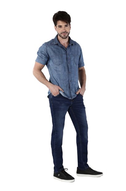Calça Jeans Masculina Skinny Confort - 260698 36