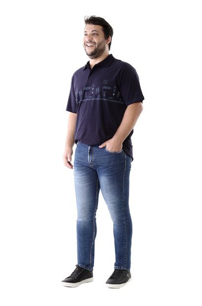 Calça Jeans Masculina Skinny Plus Size - 260692 48