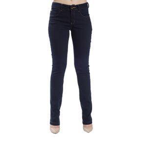 Calça Jeans Reta Pespontos Azul Escura Alphorria 40