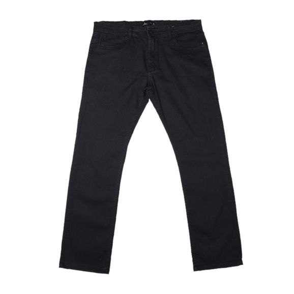 Calça Jeans Rip Curl Black Wave Tamanho Especial - Preta - 48