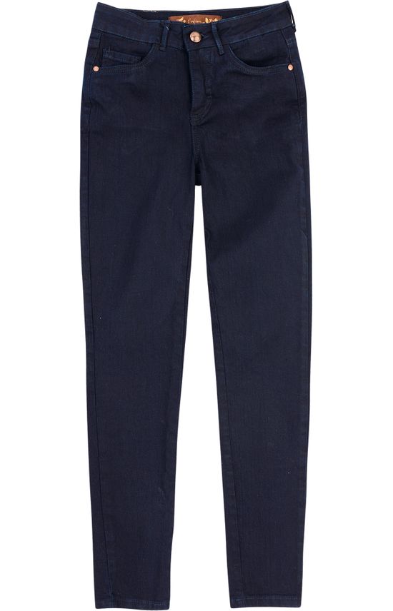 Calça Jeans Skinny Cintura Média Enfim Azul Escuro - 34