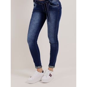 Calça Jeans Skinny Feminina Azul 42