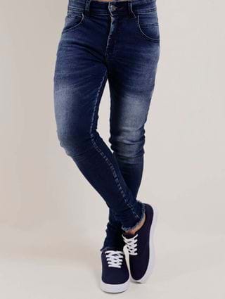 Calça Jeans Skinny Masculina Amuage Azul