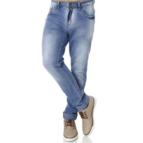 Calça Jeans Skinny Masculina Azul 36