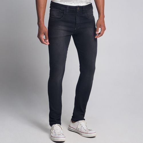 Calça Jeans Skinny Preto - 42