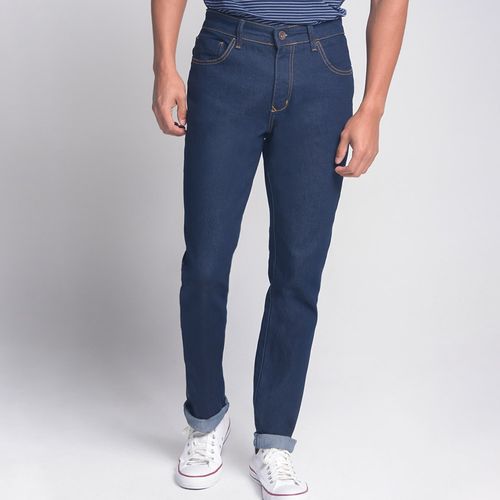 Calça Jeans Slim Azul Escuro - 38