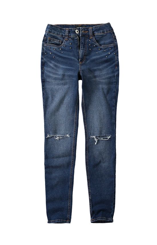 Calça Jeans Slim Cintura Média Malwee Azul Escuro - 34