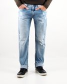 Calça Jeans Slim Destroyed PB0104