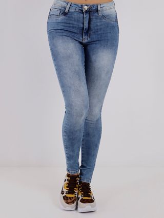 Calça Jeans Super Lipo Feminina Sawary Azul