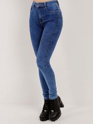 Calça Jeans Super Lipo Feminina Sawary Azul
