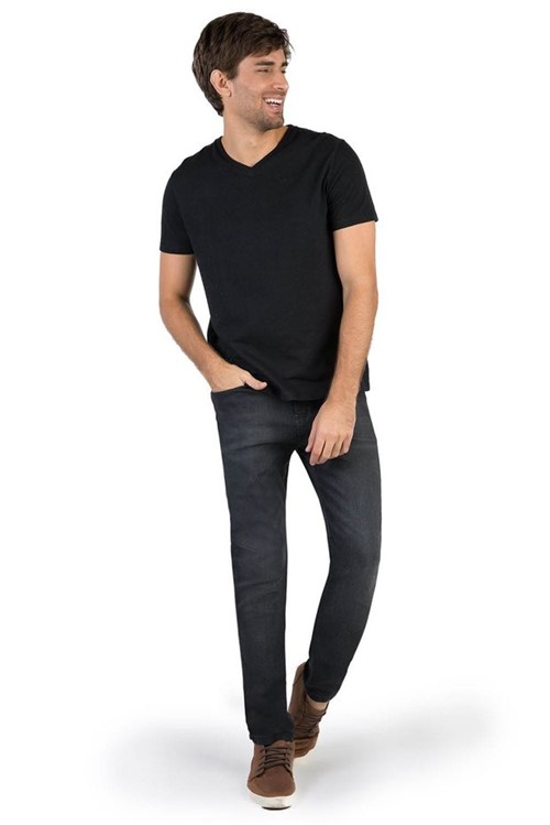 Calça Jeans Super Skinny Black BLACK/46