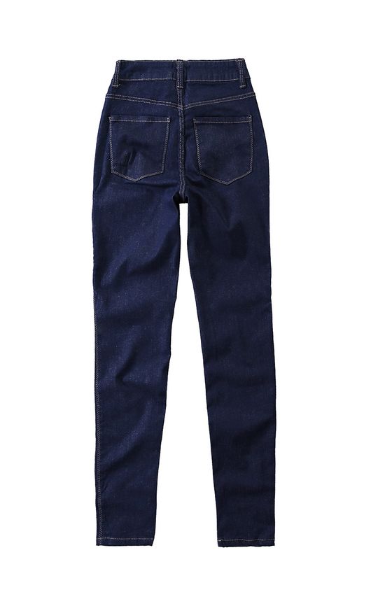 Calça Jeans Super Skinny Cintura Alta Malwee Azul Escuro - 44