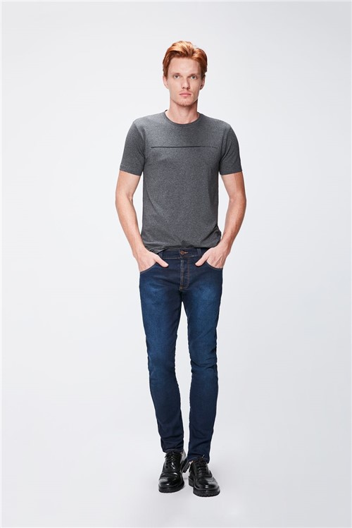 Calça Jeans Super Skinny Masculina
