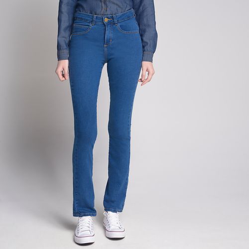 Calça Regular Jeans - 44