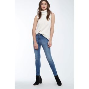 Calca Skinny Azul Medio Jeans - 34