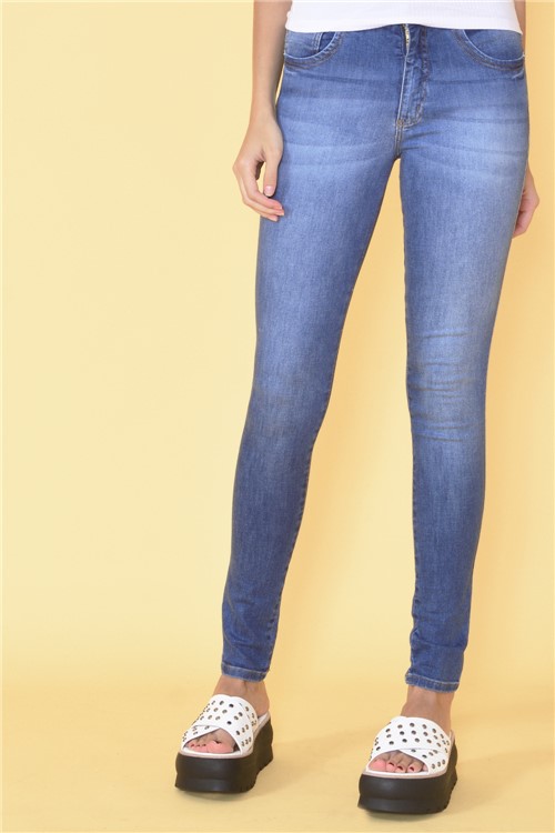 Calça Skinny Blue Jeans - Jeans Tamanho: 40