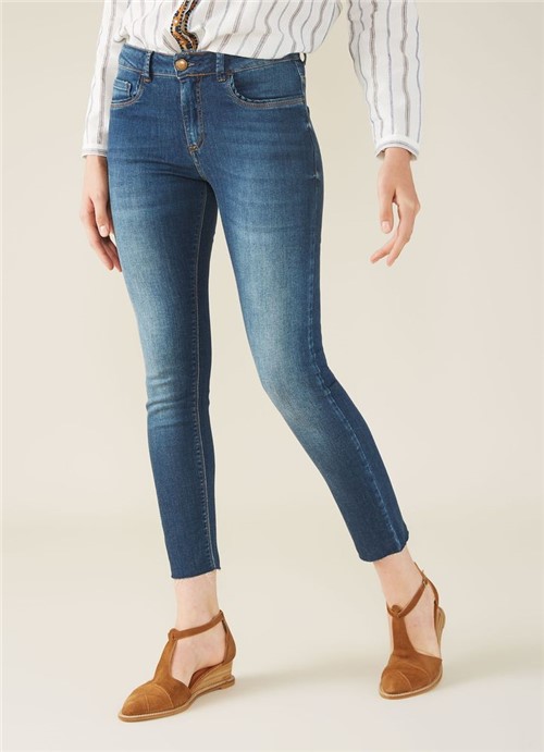 Calça Skinny Comfort Silk Jeans 36