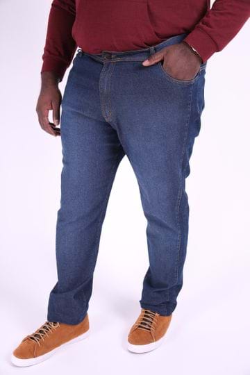 Calça Skinny Masculina Jeans Confort Plus Size 50