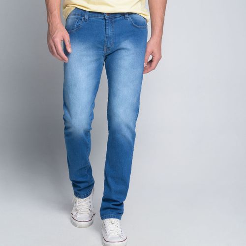 Calça Slim Jeans - 46