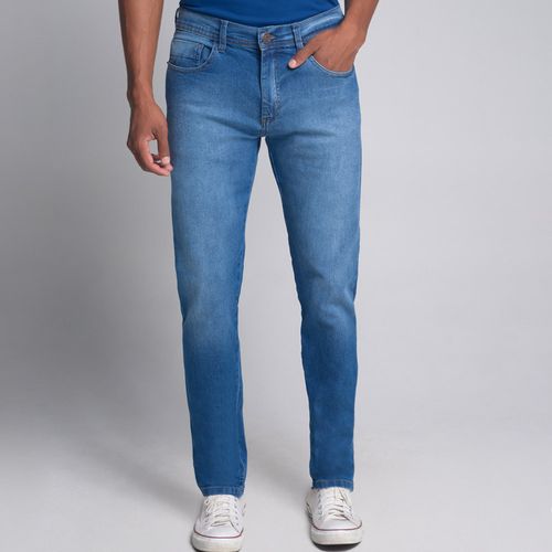 Calça Slim Jeans Claro - 46