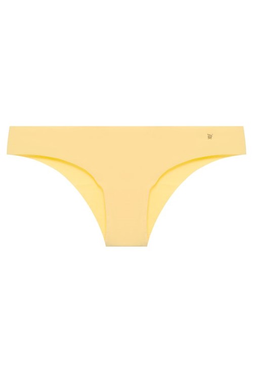 Calcinha Biquíni Microfibra com Taça Happy New Panties Amarelo