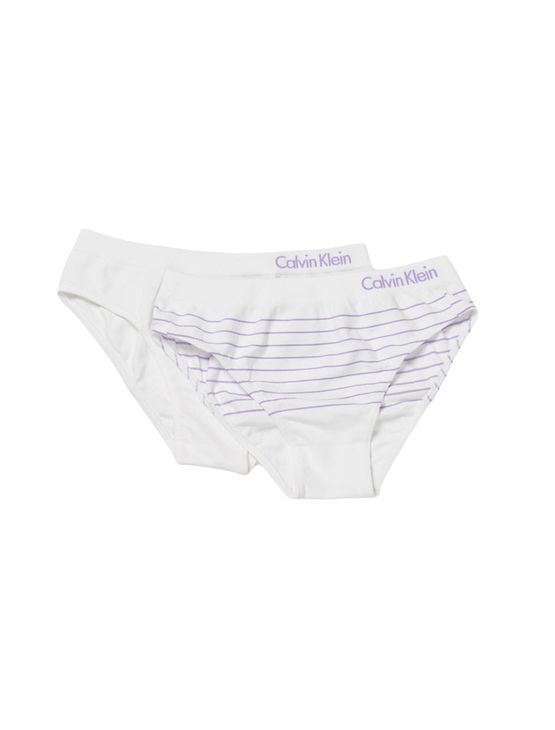 Calcinha Boneca Sem Costura Infantil Calvin Klein Underwear Lilás - 43318
