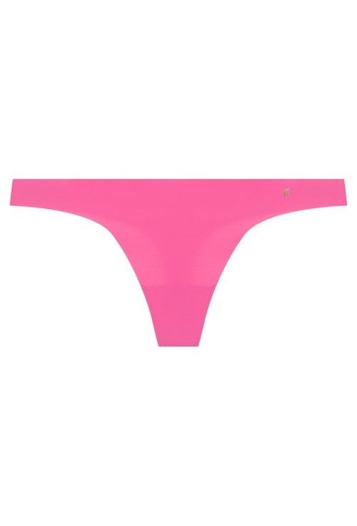 Calcinha Fio Dental Microfibra com Taça Happy New Panties Pink