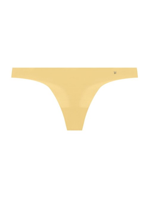 Calcinha Fio Dental Microfibra Happy New Panties Amarelo P