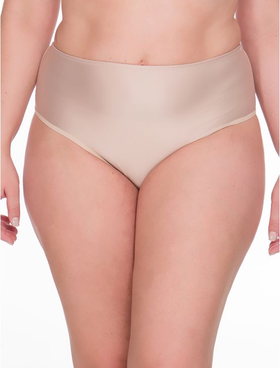 Calcinha Hot Pant Microfibra Plus Size - Skin - 1XL