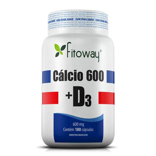 Calcio 600 + D3 Fitoway - 180 Caps