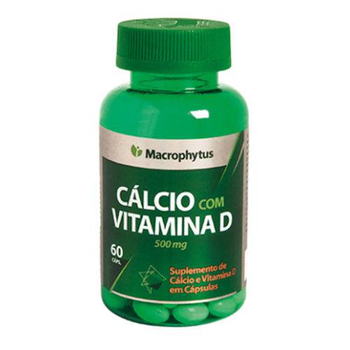 Cálcio com Vitamina D 500mg - 60 Caps - Macrophytus