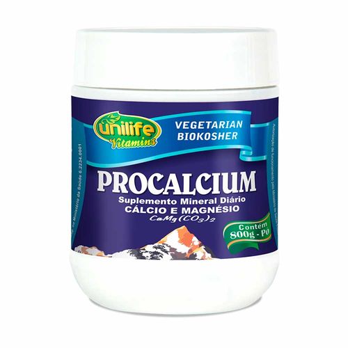 Cálcio Concentrado Procalcium - Unilife - 800g