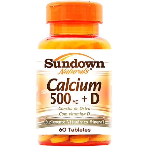 Cálcio Mais D 500mg 60 Tabletes Sundown