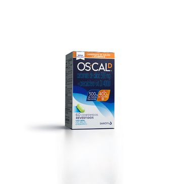 Cálcio Oscal D 500mg + 400ui 60 Comprimidos Revestidos